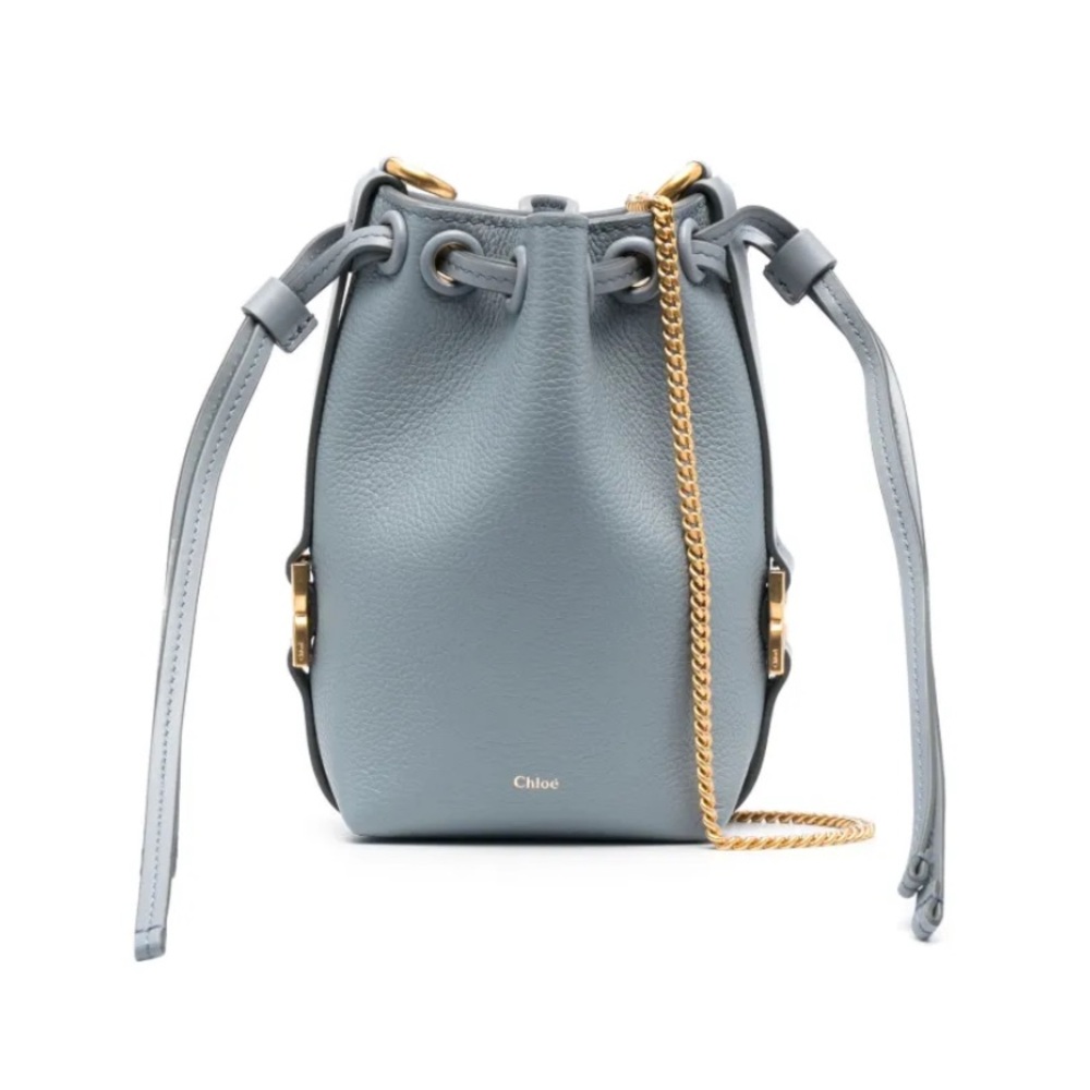 Chloe Marcie Micro Leather Bucket Bag